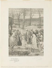 Pastoral Life of Saint Geneviève (center panel), c. 1888. Creator: Georges William Thornley