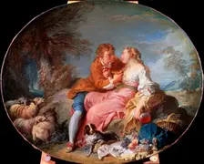 Pastoral Scene 1740. Artist: François Boucher