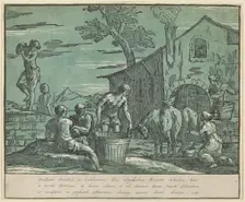 Pastoral Scene, 1741. Creator: Anton Maria Zanetti
