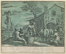 Pastoral Scene, 1741. Creator: Anton Maria Zanetti