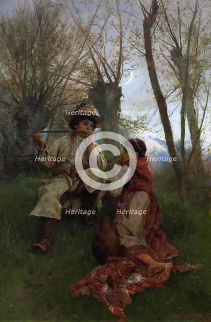 Pastoral Scene, 1880. Creator: Witold Pruszkowski.