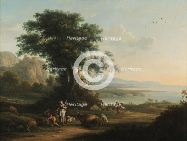 Pastoral scene, Between 1760 and 1799. Creator: Cignaroli; Vittorio Amedeo (1730-1800).