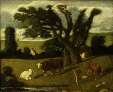 Pastoral Study, 1897. Creator: Albert Pinkham Ryder