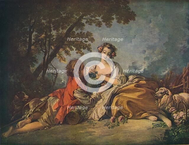 'Pastoral Subject', 18th century. Artist: Francois Boucher.