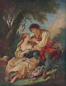 Pastoral Subject 18th century. Artist: Francois Boucher