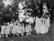 Pastoral play, the Oaks, Spring, 1906. Creator: Frances Benjamin Johnston