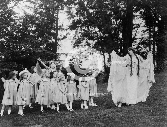 Pastoral play, the Oaks, Spring, 1906. Creator: Frances Benjamin Johnston.