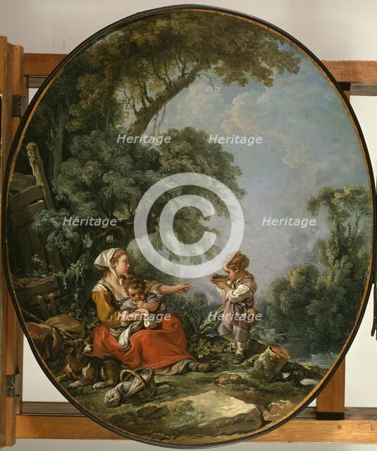 Pastoral Repast, 1769. Creator: Francois Boucher.