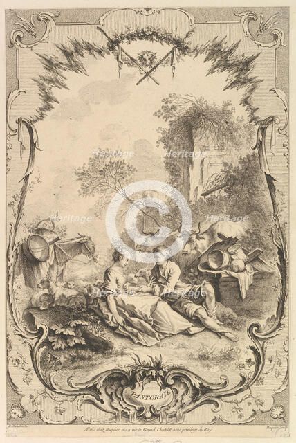 Pastorale, 18th century. Creator: Gabriel Huquier.