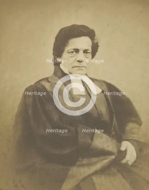 Pasteur Monod, 1854-1855. Creator: Nadar.