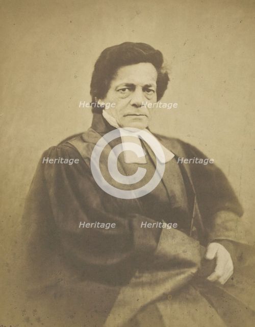 Pasteur Monod, 1854-1855. Creator: Nadar.