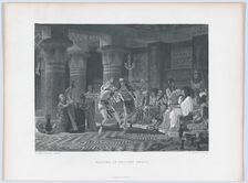 Pastime in Ancient Egypt, 1876. Creator: Charles William Sharpe