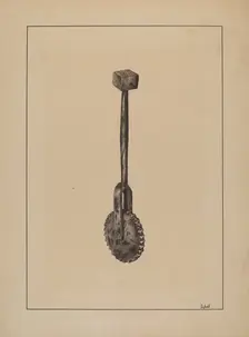 Pastry Jagger, c. 1937. Creator: Adelaide Dyball