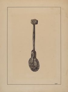 Pastry Jagger, c. 1937. Creator: Adelaide Dyball