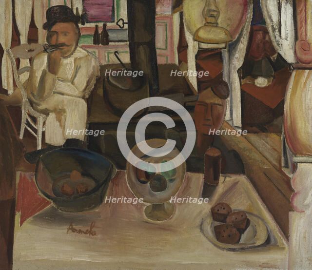 Pastry Stall, 1922. Creator: Constant Permeke.