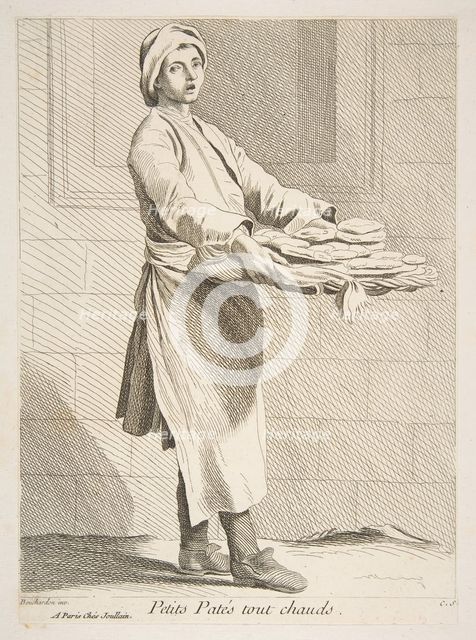 Pastry Seller, 1738. Creator: Caylus, Anne-Claude-Philippe de.