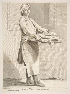 Pastry Seller, 1738. Creator: Caylus, Anne-Claude-Philippe de