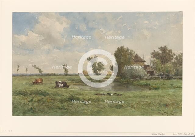 Pasture, 1832-1892. Creator: Willem Roelofs.