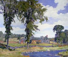 Pasture Brook 1928. Artist: Harriet Lumis