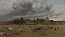Pasture in Häme, 1881. Creator: Hjalmar Munsterhjelm