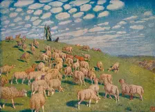 Pasture in Spring c1900 (1903-1904). Artist: Hans Richard von Volkmann