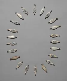 Petal-Shaped Beads, c. 1391-1353 BC. Creator: Unknown