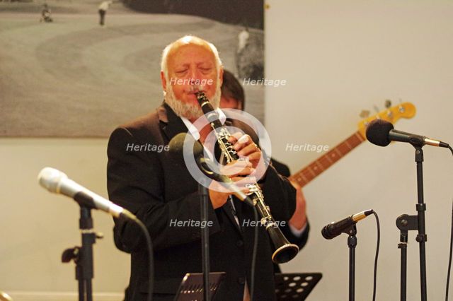 Pete Allen, The Pete Allen Band, Deanwood Park Golf Club, Newbury, Berks, 10th Oct. 2021. Creator: Brian O'Connor.