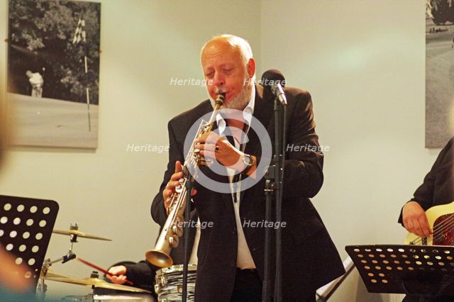 Pete Allen, The Pete Allen Band, Deanwood Park Golf Club, Newbury, Berks, 10th Oct. 2021. Creator: Brian O'Connor.
