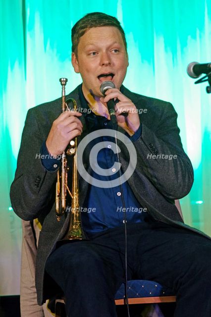 Pete Horsfall, Watermill Jazz Club, Dorking, Surrey, 26th July 2016. Artist: Brian O'Connor.