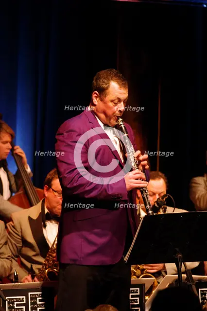 Pete Long, Ropetackle Arts Centre, Shoreham, West Sussex, Jan 2016. Artist: Brian O'Connor.