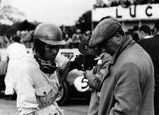 Peter Collins at an International Meeting, 1954