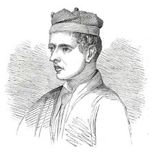 Peter Cunningham, of the English Battalion, 1860. Creator: Unknown