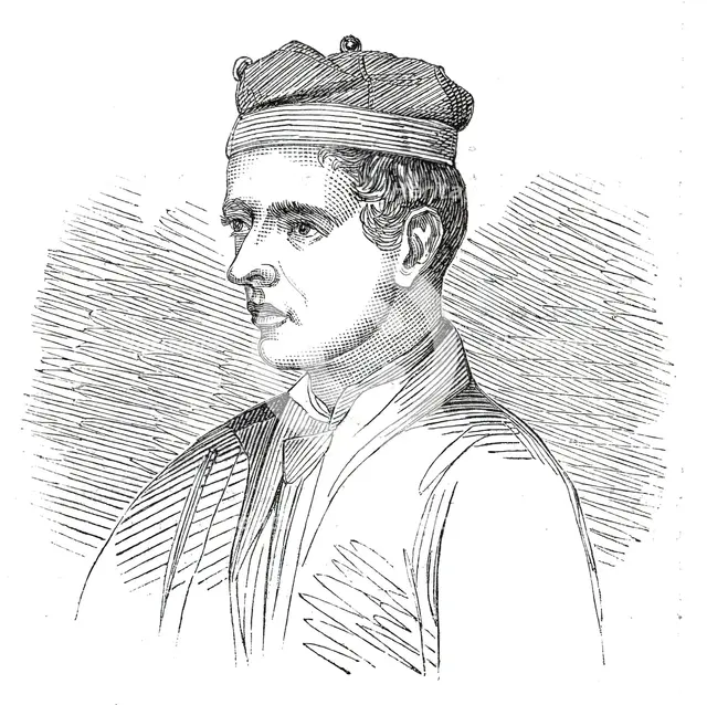 Peter Cunningham, of the English Battalion, 1860. Creator: Unknown.