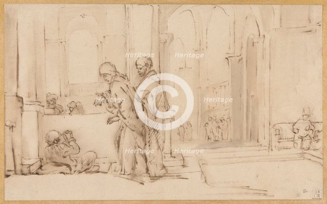 Peter and John at the Temple Gate, 1626/69. Creator: Willem Drost.