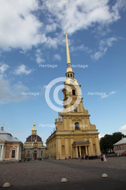 Peter and Paul Cathedral, St Petersburg, Russia, 2011. Creator: Sheldon Marshall.