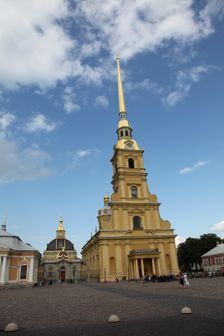 Peter and Paul Cathedral, St Petersburg, Russia, 2011. Creator: Sheldon Marshall