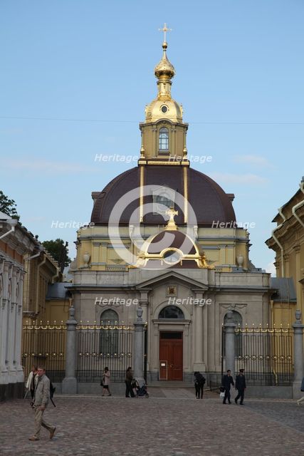 Peter and Paul Cathedral, St Petersburg, Russia, 2011. Creator: Sheldon Marshall.
