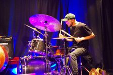 Peter Adam Hill, Guido Spannocchi Quartet, Verdict Jazz Club, Brighton, East Sussex, Sept 2023. Creator: Brian O'Connor
