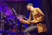 Peter Adam Hill, Guido Spannocchi Quartet, Verdict Jazz Club, Brighton, East Sussex, Sept 2023. Creator: Brian O'Connor