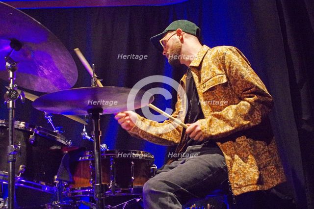 Peter Adam Hill, Guido Spannocchi Quartet, Verdict Jazz Club, Brighton, East Sussex, Sept 2023. Creator: Brian O'Connor.