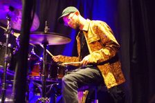 Peter Adam Hill, Guido Spannocchi Quartet, Verdict Jazz Club, Brighton, East Sussex, Sept 2023. Creator: Brian O'Connor