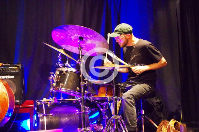 Peter Adam Hill, Guido Spannocchi Quartet, Verdict Jazz Club, Brighton, East Sussex, Sept 2023. Creator: Brian O'Connor.