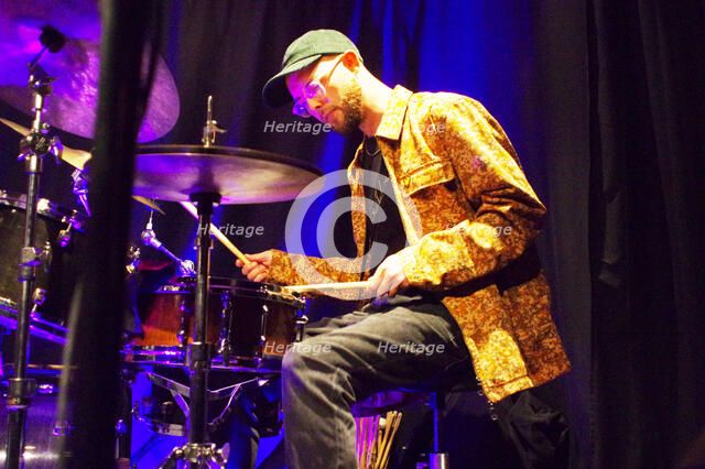 Peter Adam Hill, Guido Spannocchi Quartet, Verdict Jazz Club, Brighton, East Sussex, Sept 2023. Creator: Brian O'Connor.