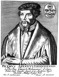 Peter Apian (1495-1552), German geographer, mathematician and astronomer