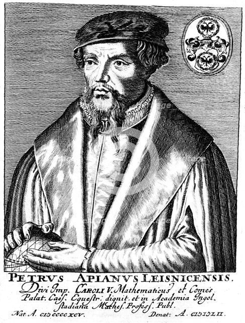 Peter Apian (1495-1552), German geographer, mathematician and astronomer. Artist: Unknown