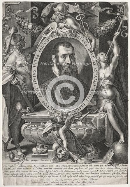 Peter Bruegel, 1606. Creator: Aegidius Sadeler (Flemish, c. 1570-1629).