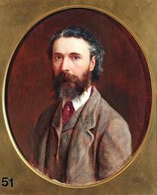 Peter Graham, Self Portrait, 1882. Creator: Peter Graham