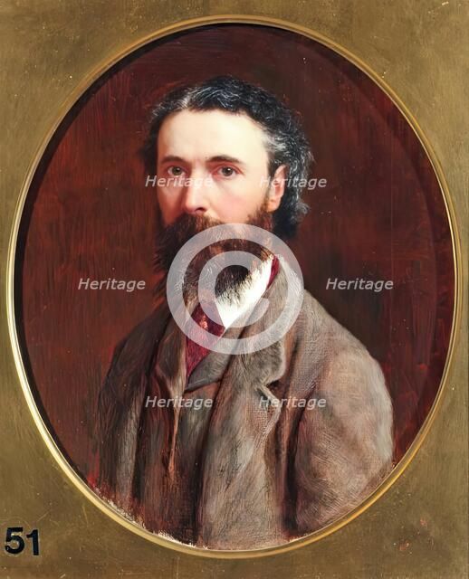 Peter Graham, Self Portrait, 1882. Creator: Peter Graham.