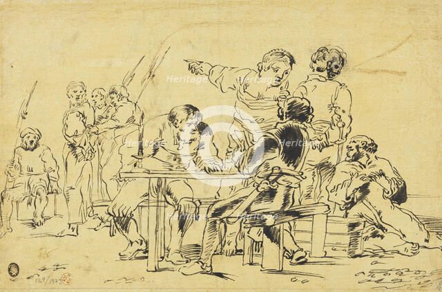 Peter denies Christ. Creator: Leonard Bramer.