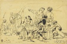 Peter denies Christ. Creator: Leonard Bramer